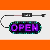 오픈 입간판 LED 야외설치 가정용 문패 간접조명 led무드등 알전구 차박 푸드트럭 집들이선물 미러볼 가게꾸미기 파티라이트, 1개, 상세페이지참조