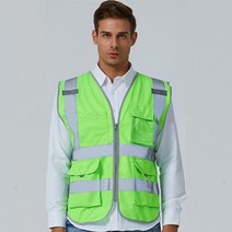 방검복 보호 안전 조끼 반사 회사 로고 인쇄 작업복 의류, 라임 그린, xxl-chest130cm