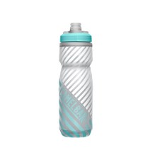 카멜백 포디엄 칠리 보냉 자전거물통, Grey Teal Stripe, 620ml