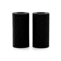 홈짐 2 개 바벨 아령 실리콘 그립 바 핸들 피트니스 역도 미끄럼 방지 보호 패드 체육관 운동 크로스핏 액세서리, 07 2PCS Black B