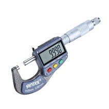 고정밀 마이크로미터 두께 측정기 원단 종이 안경, 표준 (전자 디지털 디스플레이) 25-50mm