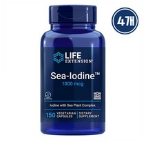 4개 Life Extension 해양 요오드 150캡슐
