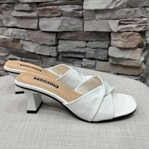 데일리 여성 뮬 꼬임 샌들 힐 zn425