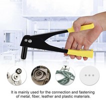 팝너트건 수동 핸드 리벳 너트 건 세트 2.4mm 3.2mm 4.0mm 수공구 못 모든 강철 견고한 구조 기구, 한개옵션0