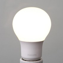 눈부심적은 필립스 LED전구 6W 전구색 전구파는곳 엘리디전구추천 led전구 led led조명 led전구교체, 1개, 상세페이지참조