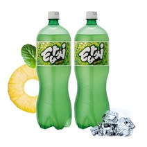 탑씨 파인애플향 탄산음료, 1.5L, 12개