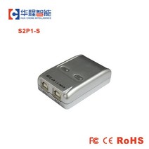 ams s2p1 s 다중 컴퓨터 USB 공유 장치 2 in 1 out usb 포트 네트 프린터 서버, 한개옵션0