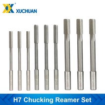 척킹 리머 세트 hss 스트레이트 생크 머신 h7 금속 커터 도구 금속 가공 밀링 드릴, 14pcs 2-9mm 세트