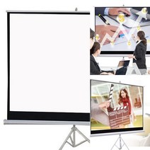 100형 스탠드 빔 프로젝터 스크린(4:3비율) 야외스크린 강의실스크린 프로젝터스크린