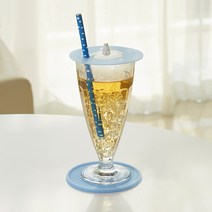 미킵 실리콘 컵커버 컵받침 코스터 세트, 곰