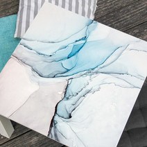 화목난로테이블 장작테이블 육각화로 캠핑 사이드 테이블 쿨러스탠드 적레트로 우드 그레인 PVC 테이블 스, 13 ZT-017_01 55x55cm