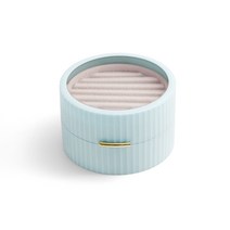 E-Net Innovation 주얼리 박스 보석함 HZ04 Blue, 블루, 1개