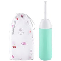 휴대용비데 핸디 여행용 수동비데 수동 400ml, 그린