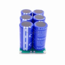 캐퍼시터 차량용 캐패시터슈퍼 패러드 캐패시터 6 개 2.7V 120F 보호 보드 포함 더블 행 16V 울트라캐패시, 한개옵션0