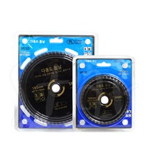 SPEED 다용도 톱날 105mm 185mm 판넬 철 나무 절단 용 공구 플라스틱 알루미늄 원형 톱, (185mm 60T)