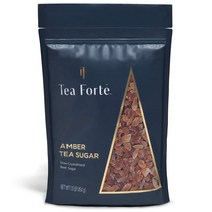 Tea Forte Amber Tea Sugar Rock Beet Sugar 미국 티포르테 락 슈가 돌 설탕 비트 사탕무 감미료 커피 차 454g, 한세트(1팩)