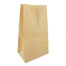 무지 크라프트 각대 종이봉투 120 x 60 x 215 mm, 1개, 5000개입