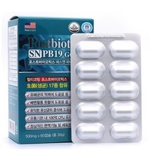 프로바이오틱스 플러스 에스엔 피비 19 골드 60캡슐, 상세페이지 참조, 상세페이지 참조