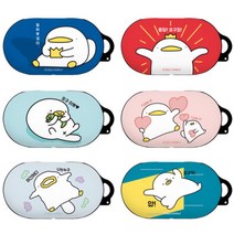 [바보사랑] 오구 탭탭 갤럭시 버즈 플러스 케이스(b), 디자인:오구오구