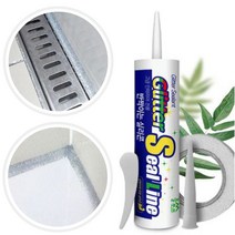 반짝이 몰드용 실리콘 욕실 타일 싱크대 화장실 실리콘, 실버, 1+1