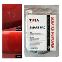 TUSA 로체 스크래치 제거용 스마트 패드 잔기스 잔흠집 미세흠집 제거, 1개, 50g