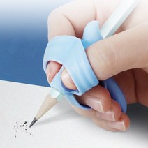 OFFICE 연필 잡는법 학교 학원 한글 글씨 연습 5P, 3연필교정기-투명핑크