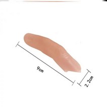 의수 실리콘 인조 손가락 절단 디스플레이 엄지 검지 중지 약지, 09. 검지_(소프트) 직경 2.2 cm