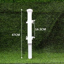 흰색 PVC 플라스틱 정원 울타리 테두리 장식 꽃 식물 뒷마당 잔디 차도 게이츠 크리스마스 트리에 대한 유럽 스타일을 보호, 47cm 기둥