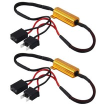 호환 자동차 부품 부속품 50W H1 h10 자동차 부하 저항 오류 제거기 LED 디코더 Canbus 무료 배선 라이트, 한개옵션1, 06 H4