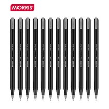 모리스 이지플루이드 캡타입 볼펜 1다스, 12개입, 블랙