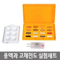 중학교 과학수업 각종금색과 용액의 전기전도도 실험세트 실험실 실험수업