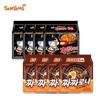 삼양 불닭볶음면 140g x 20개 + 짜짜로니 145g x 20개 / 봉지라면 매운맛 짜장, 상세페이지 참조