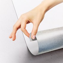 홈앤디자인 손쉬운 벽지10M 접착식 인테리어벽지/은박증착/두께1mm, 02.노블그레이10M(폭50cm)
