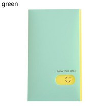 포카홀더 120 그리드 휴대용 대용량 비즈니스/ID/신용/기프트 카드 홀더 플라스틱 보관 정보 미니 포토 DIY 폴더, 05 Green