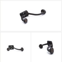 인테리어 주물 말굽 2단 벽부착 옷걸이 행거 소