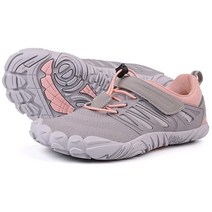 Joomra 여성용 베어풋 트레일 러닝화 10 그레이 핑크 41, 7.5-8, Pink/Grey