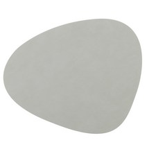린드디엔에이 덴마크 커브 누포 식탁매트 L 37x44cm 메탈릭