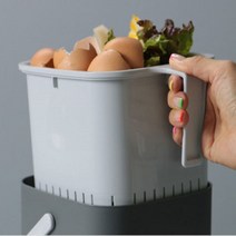 레즐리샵 음식물쓰레기통5L 아파트 빌라 음식물 쓰레기 분리수거 용기 잔반통, 니본 음식물쓰레기통5리터-화이트