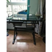 편리한 이젤 책상 각도 조절 독서대 미술 화판 작업대, 유리 테이블