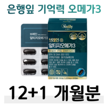 브레인 알티지 오메가3 은행잎 추출물 플라보놀배당체 rTG 오메가스리 기억력 개선 혈행개선 건조한 눈건강 도움 고순도 노르웨이 정제어유 하루 1캡슐 목넘김 연질캡슐 홈쇼핑 비교, 13박스, 1220mg x 30캡슐 (하루 1캡슐)