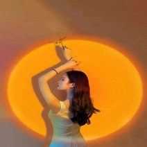 감성 선셋 석양 인공 태양 LED 프로젝션 조명 무드등-72394EA, 본상품선택