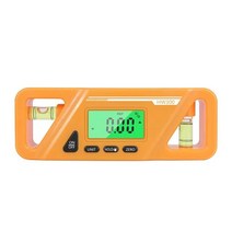 측정 목공 마그네틱 디지털 각도 눈금자 절대 상대 측정 경사 변환 경사계 클리노미터 LCD 디스플레이, 03 YELLOW