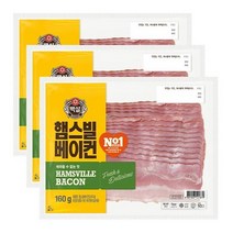 CJ 햄스빌 베이컨160gX3, 3개, 160g