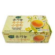 [유니여니] 1+1 샘표 순작 유기농 옥수수 수염차 (80T) 유기농 옥수수 차