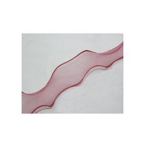 코리아꽃자재 모노실루엣리본4cm(5yd), 자주