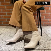 여성 스틸레토 삭스 앵클부츠 bt529