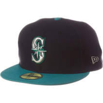 뉴에라 베이스볼 캡 모자 MLB ACPERF 시애틀 매리너스 17J 유니섹스 114493420 팀 컬러, 58.7cm