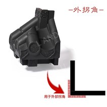 실내 복고풍 스타일 타일 벽 처마 장식 한옥 플라스틱 기와 지붕 담장 전통 엔티크, 25뒤표지검은색바깥쪽모서리