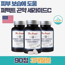 닥터브라이언 퍼펙트 곤약 세라미드 c 27g 피부보습 영양제 곤약감자 세라마이드, 3통, 30정