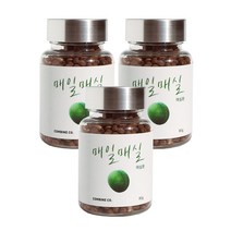 국내산 무농약 황매실로 만든 매일 매실환 3개월분, 3개, 80g